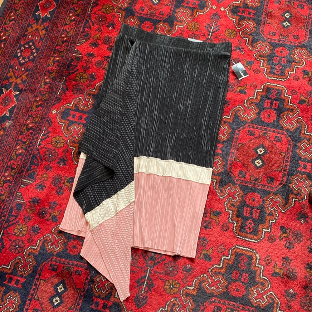 Alfani Color Block Skirt, size M NWT
